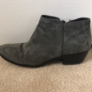 Sam Edelman suede booties worn twice